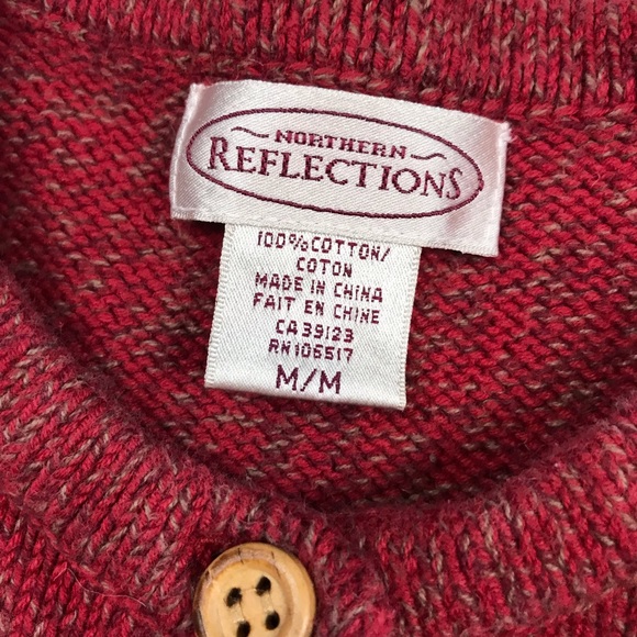 Vintage 90s Northern Reflections Embroidered Winter Cardigan Snowman - Picture 3 of 5